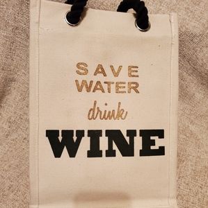 Bags - Save Water Drink Wine Bag Tote Gift Bags - Save Water Drink Wine Bag Tote Gift